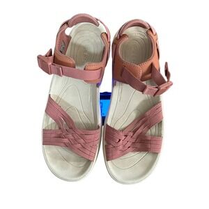 KEEN Women's Terradora 2 Open Toe Sport Sandal Redwood/Peasant Size 9